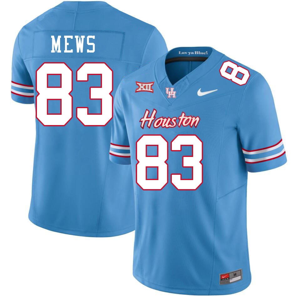 Mekhi Mews Houston Jersey,Houston Cougars #83 Mekhi Mews Jersey Youth College Uniforms-Oilers